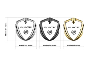 Buick Emblem Auto Abzeichen Renn Design Glänzend Finish